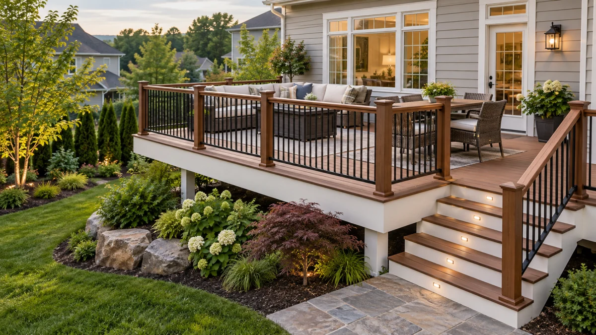 Texas deck drawing and construction reference